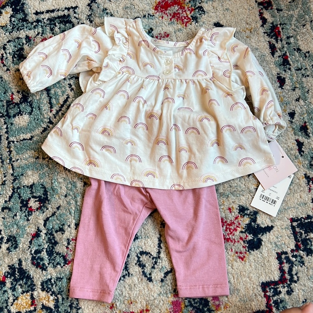 Grayson mini rainbow outfit set